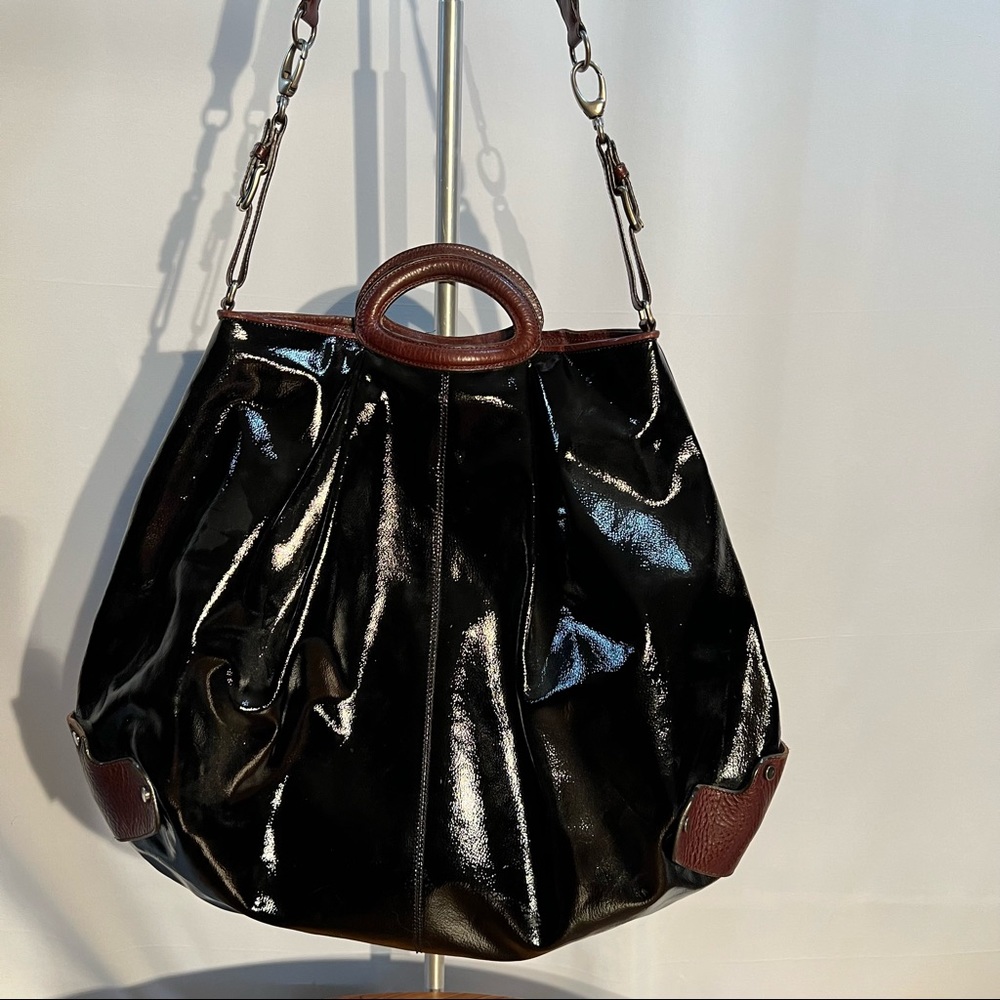 Marni Balloon Bag large patent leather